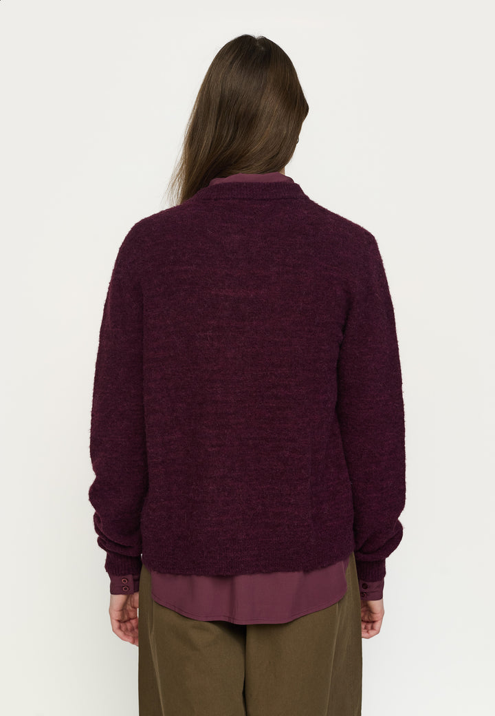 SR Allison o-neck cardigan knit