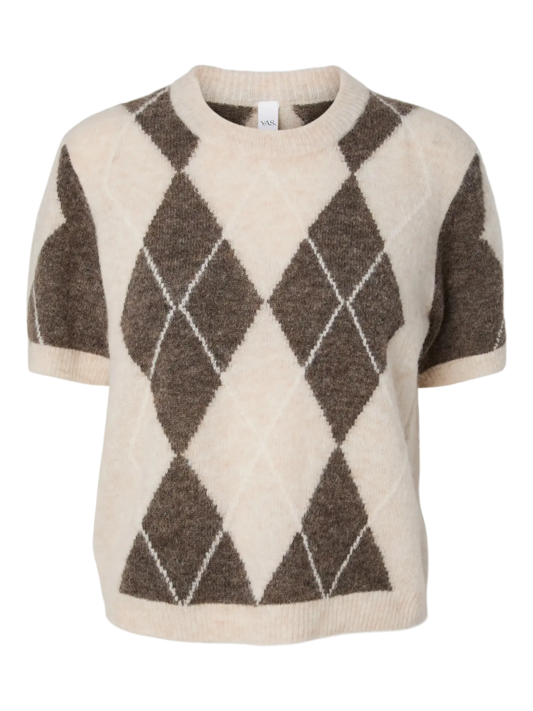 YAS Johi SS Wool Blend Pullover