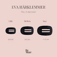 BY STÆR Eva Hårklemme Mellem