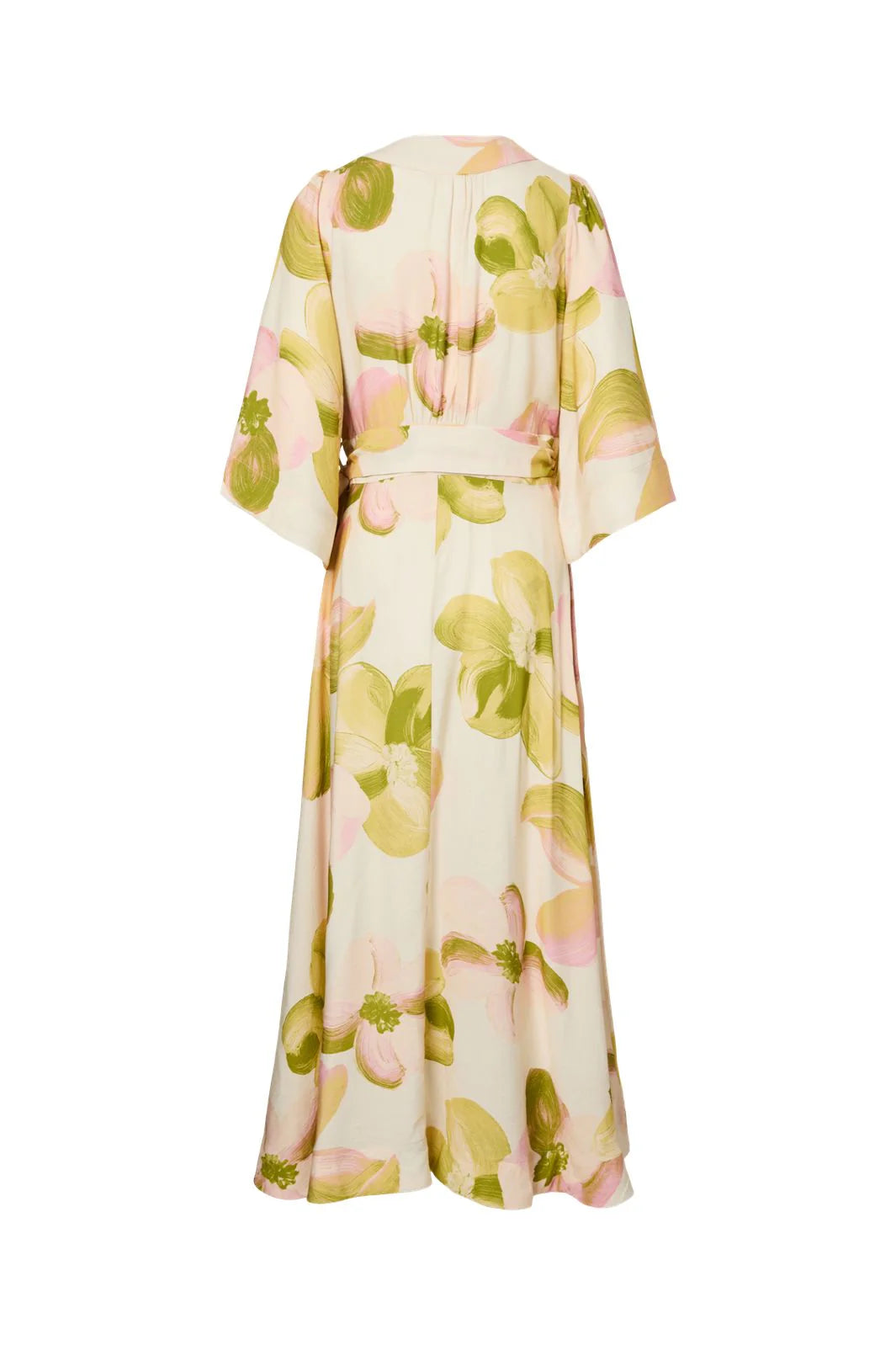 YASMARGA 3/4 WRAP LONG DRESS
